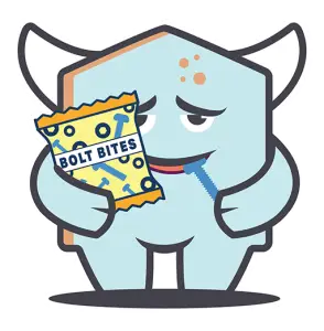 Mort is more than a home organization expert. But he really does enjoy his Bolt Bites snack as well.