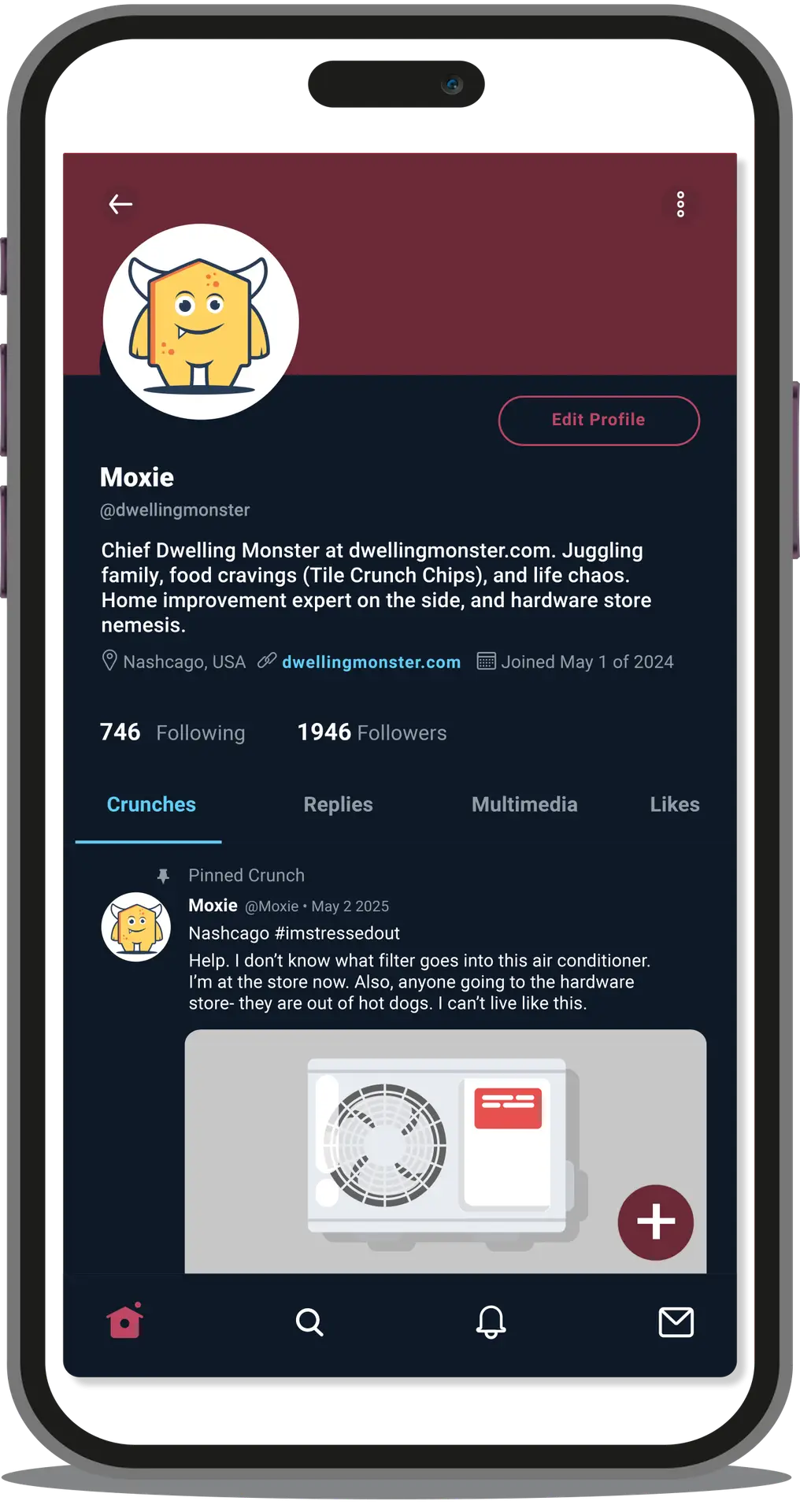 iphone social media graphic about home inventory problems